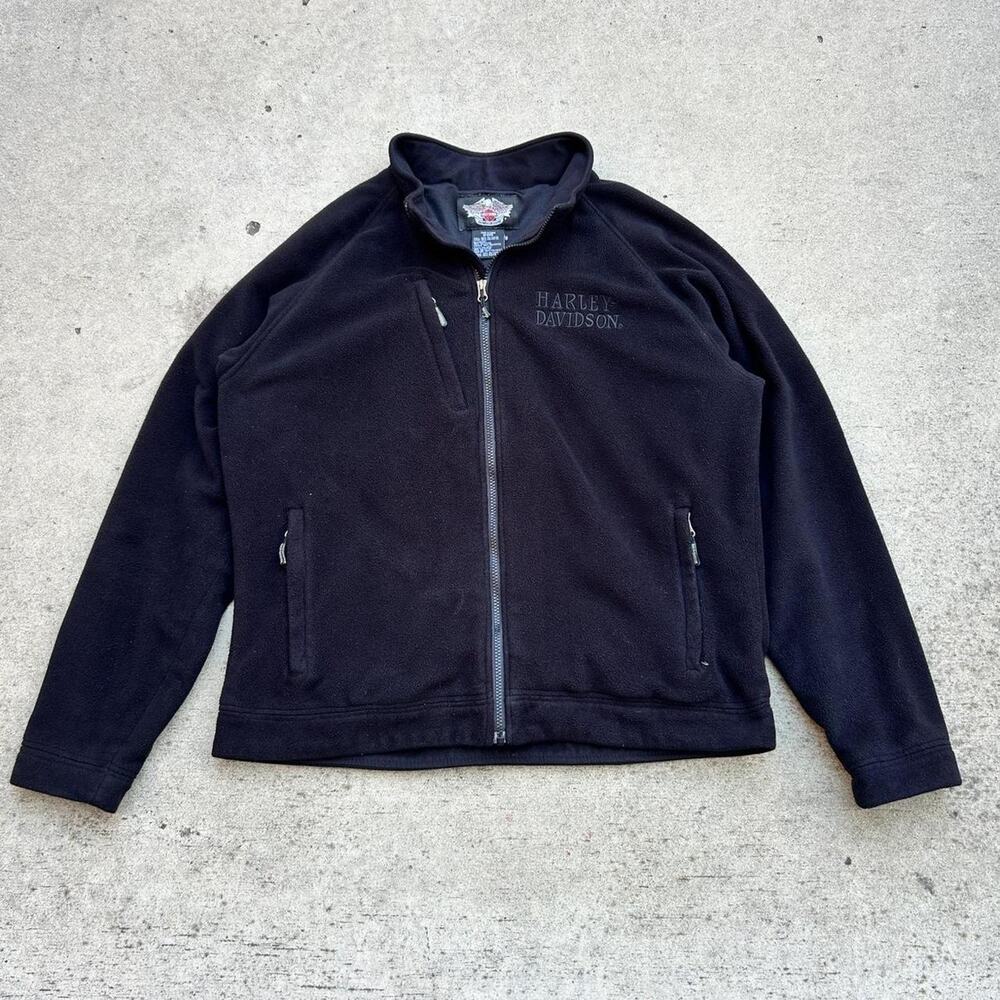 Vintage harley davidson black fleece